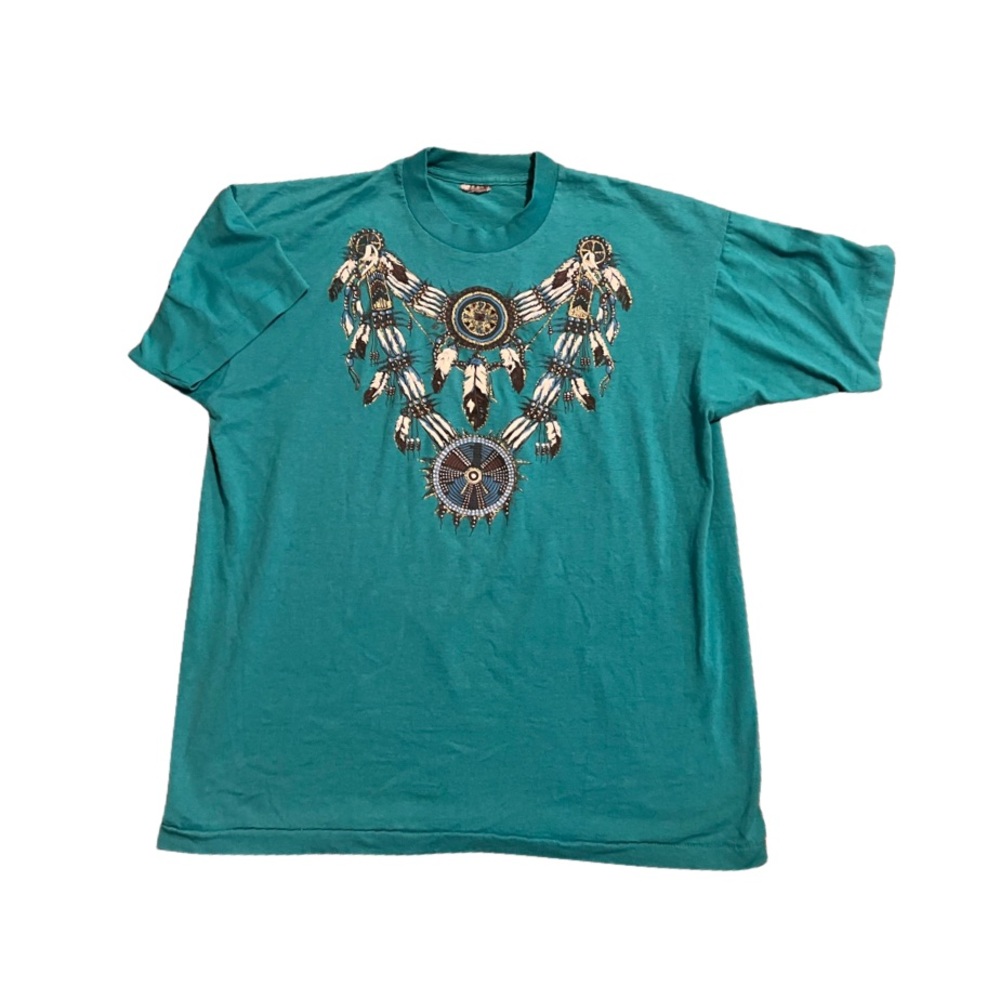 VTG 90s Single Stitch Glitter Dreamcatcher Tee